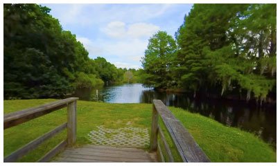 lots of trees and beautiful lake